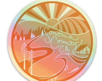 Sonoma county sticker