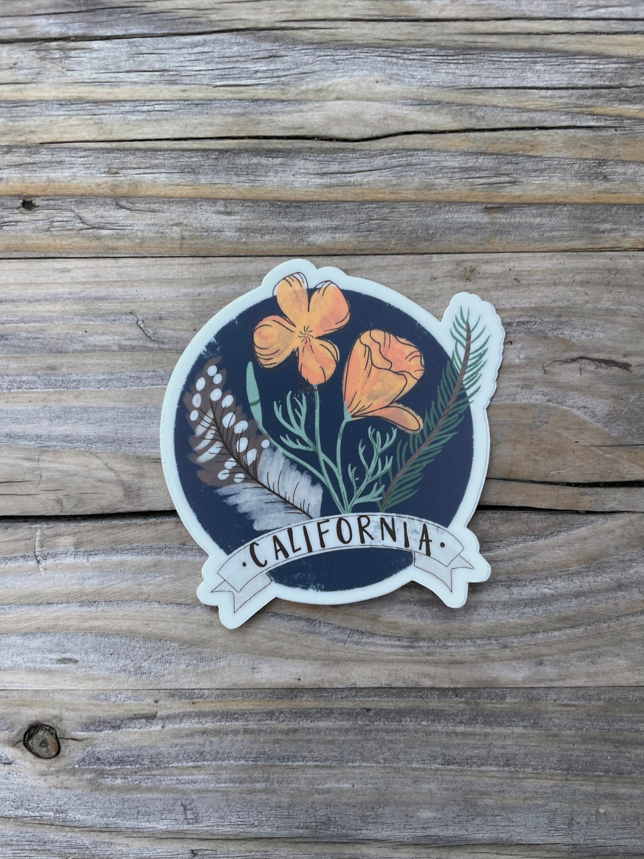 California Sticker Pack of 4 Stickers California Bear | Etsy