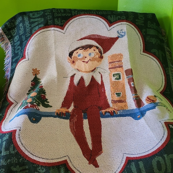 Elf on the Shelf Blanket Etsy