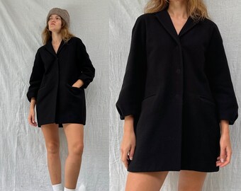 Vintage y2k Veronika Maine Aus made wool and cashmere coat / womens AU 8-small 10 (small)