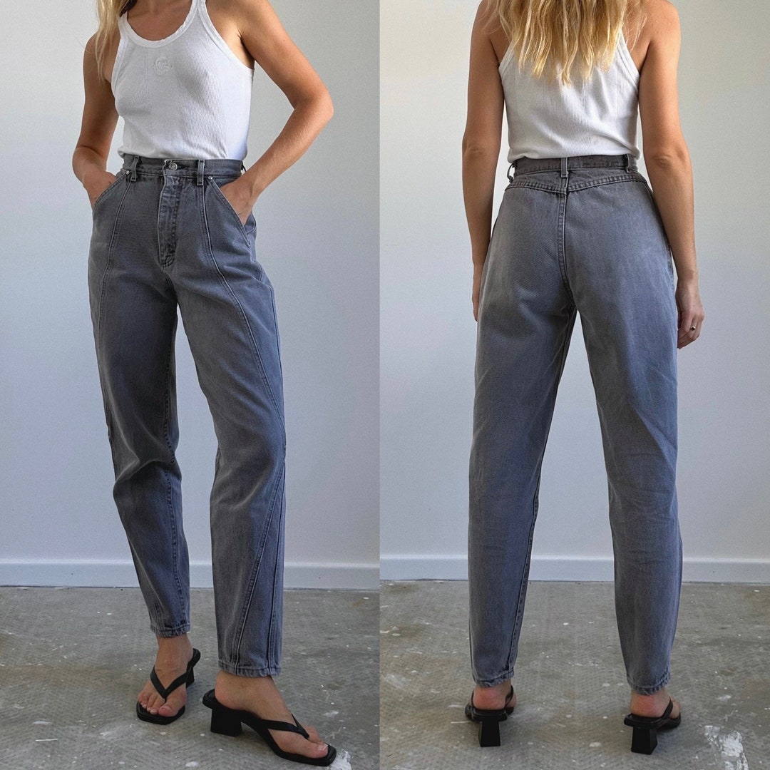 Vintage 80s Blue LEE High Waisted Denim Jeans - 12 Long