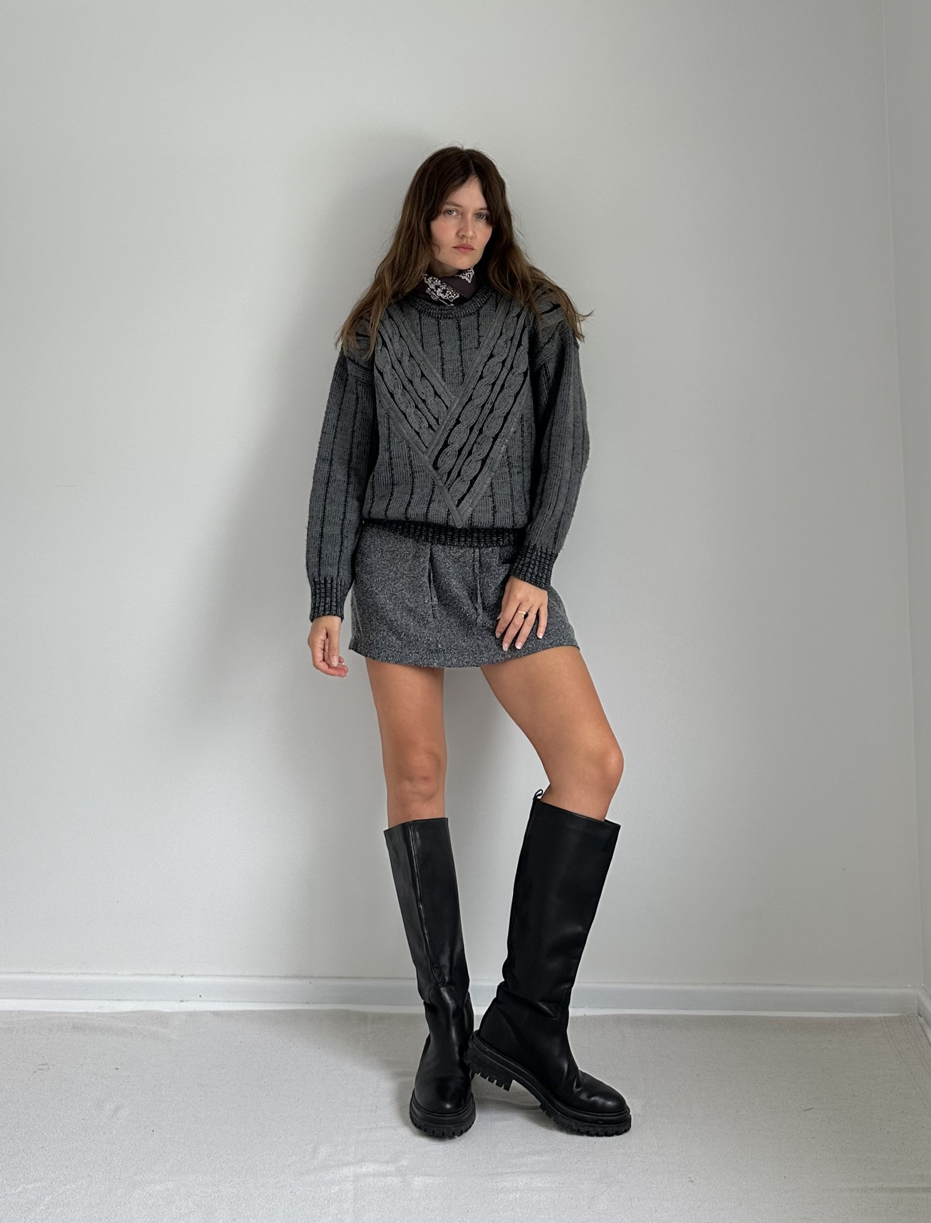 archive】90s oldUNIQLO Glay Drivers knit archive】90s oldUNIQLO Glay Drivers knit