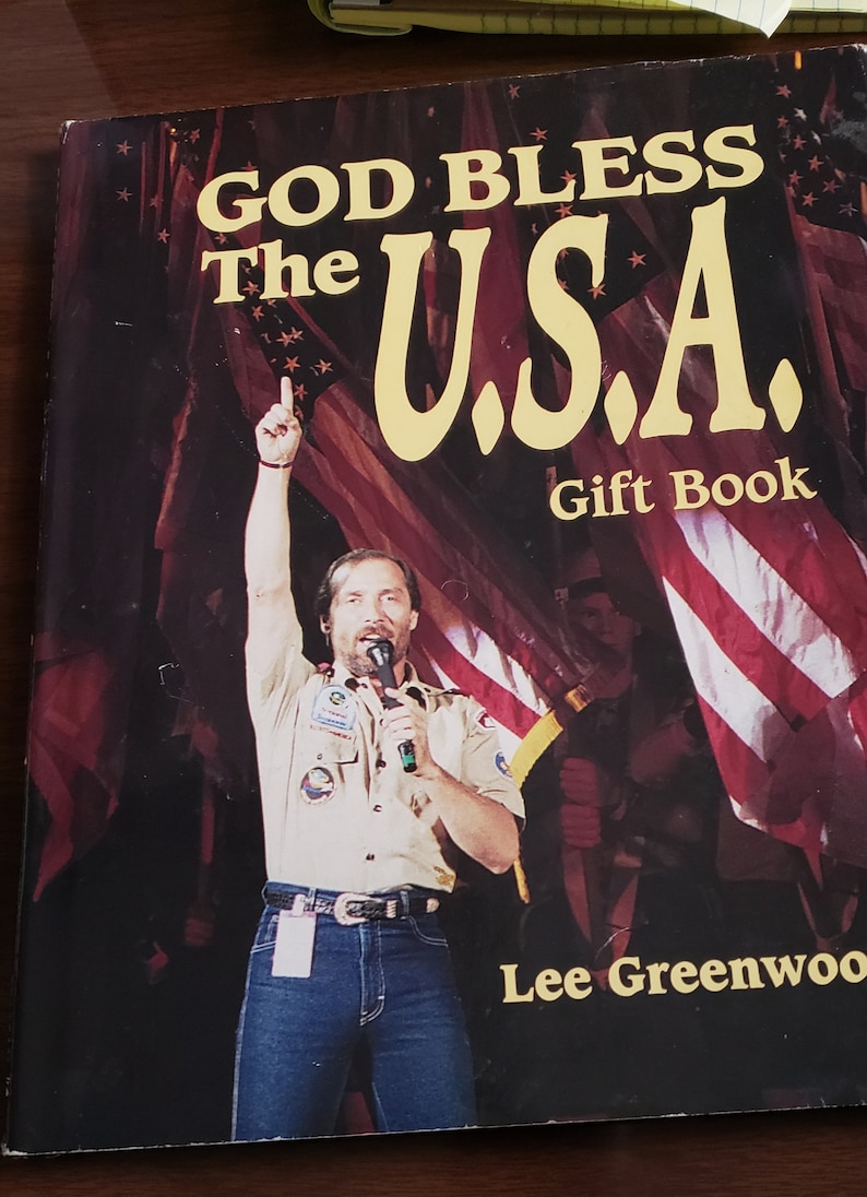 God Bless The U.S.A by Lee Greenwood Etsy