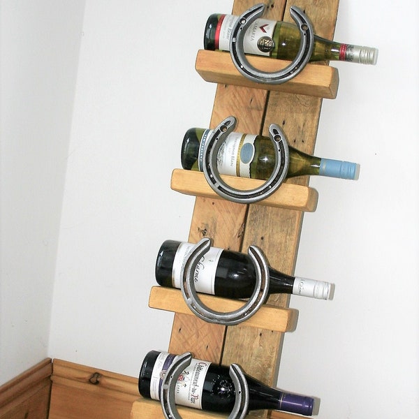 Horseshoe Wine Holder Etsy UK