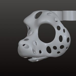 Canine/Dog STL fursuit headbase