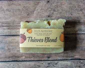 Thieves Blend Essential Oil Bar Soap