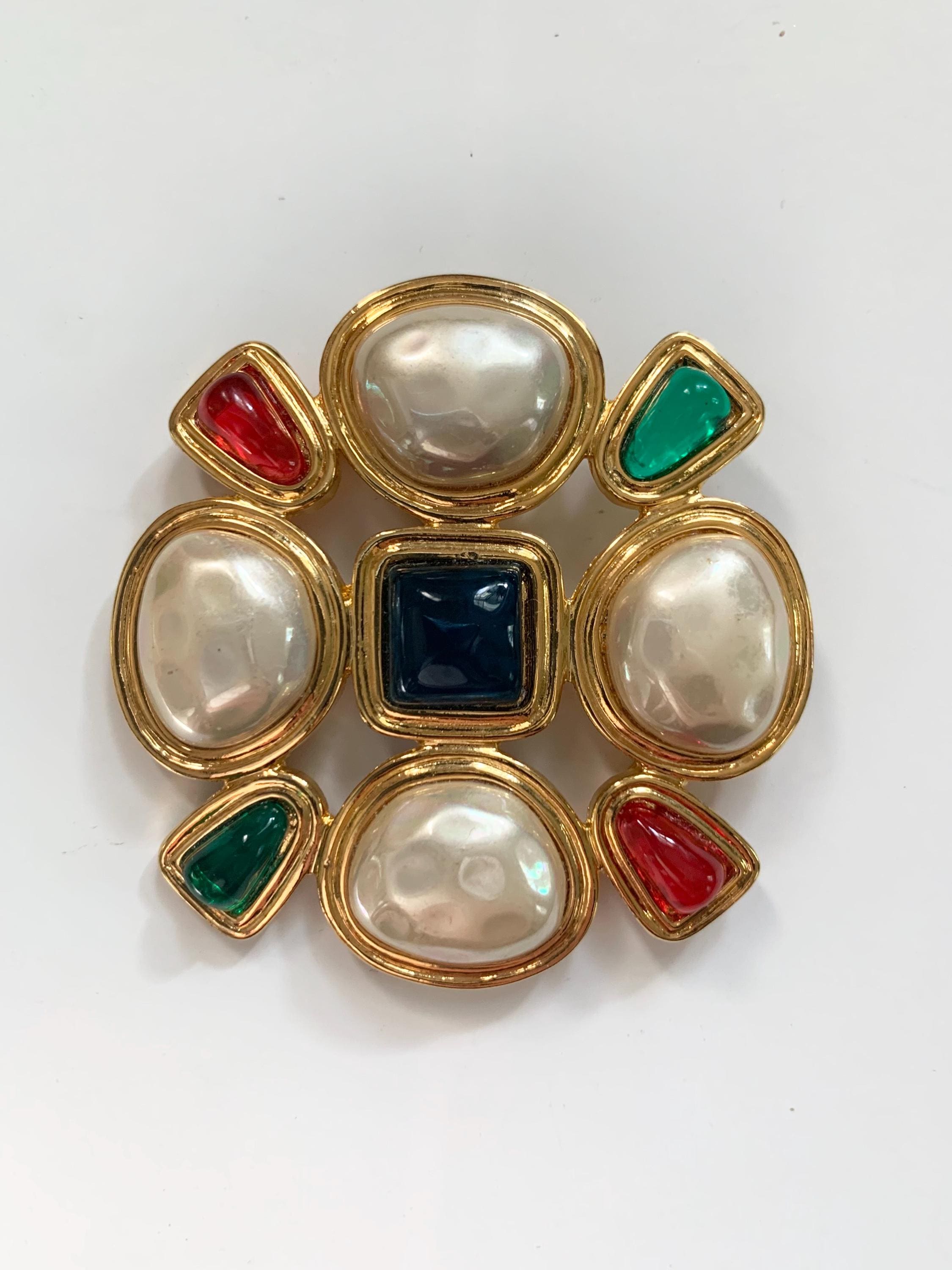 Large Chanel Brooch - Etsy