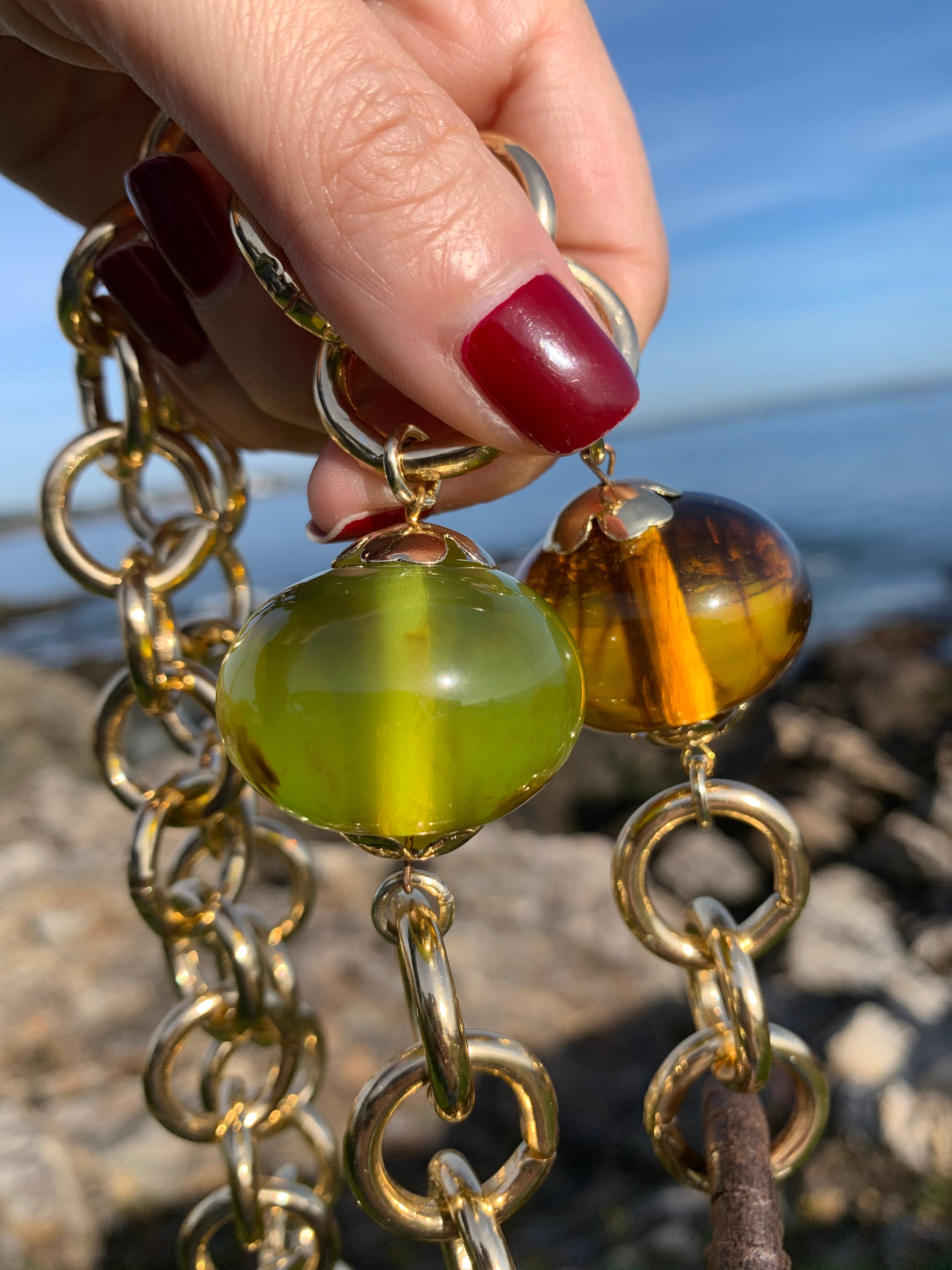 Vintage Avant-garde Necklace by Fabira Haute Bijoux Over