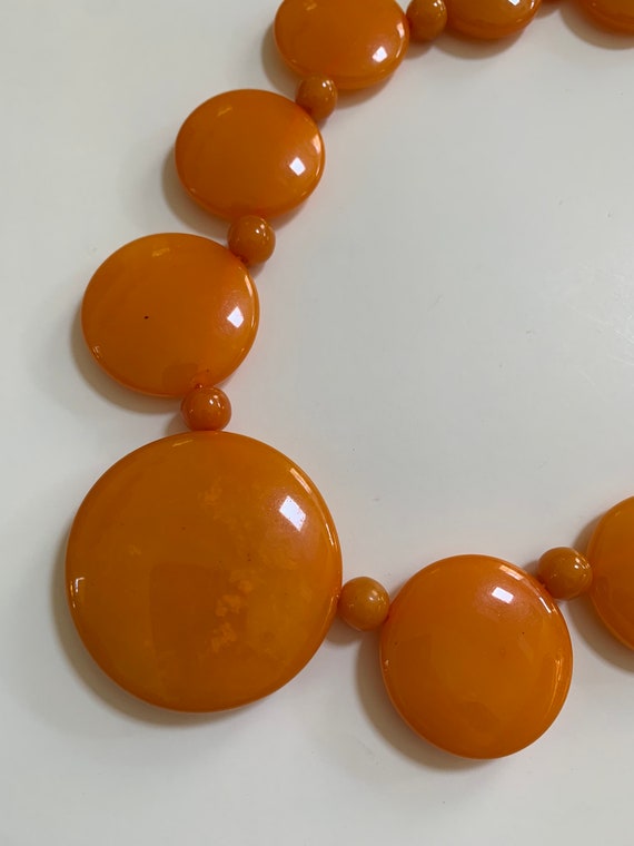 French Mid Century Style Yellow Necklace - Stunnin