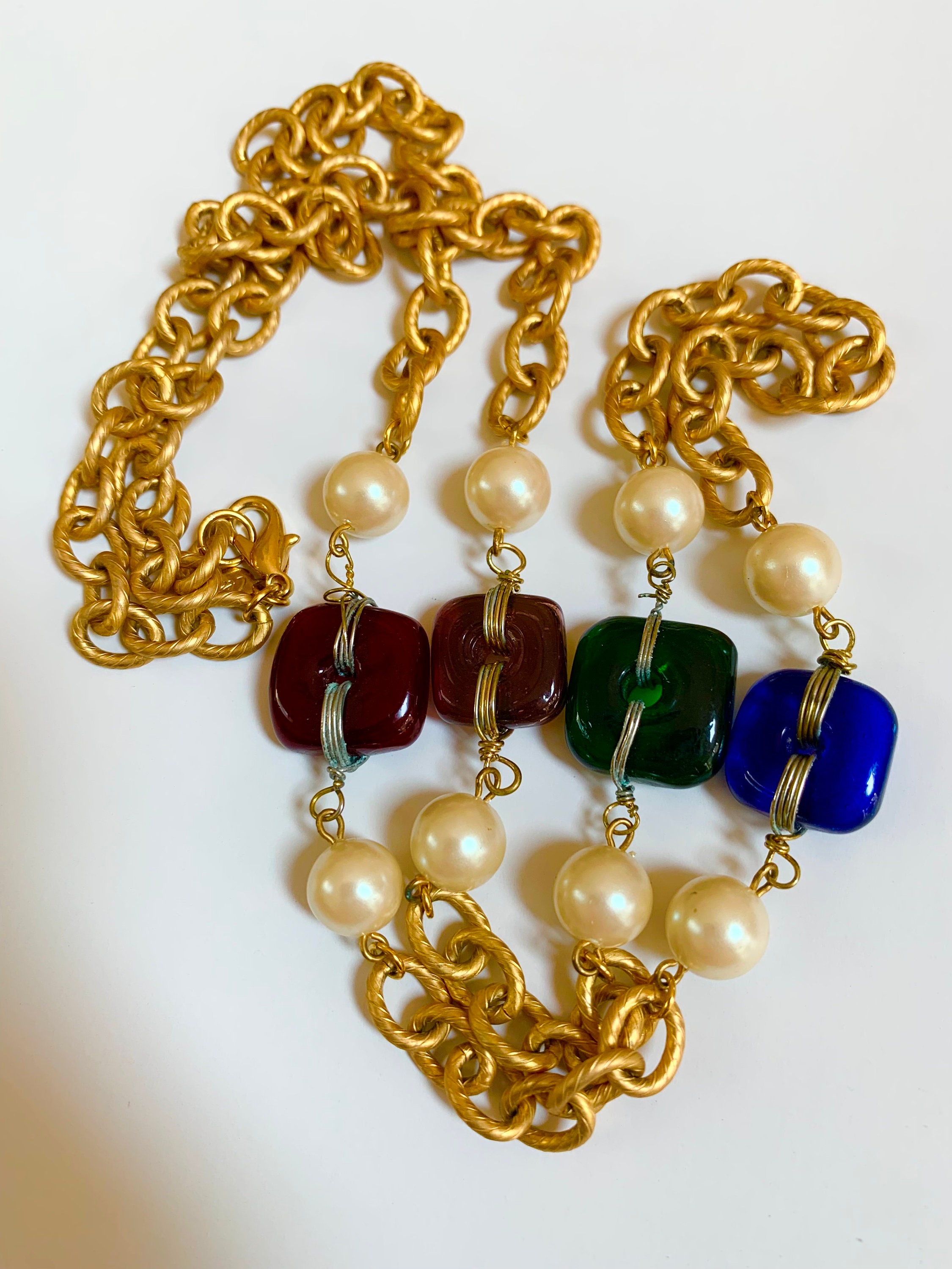 Chanel Gripoix - Etsy Chanel Gripoix - Etsy
