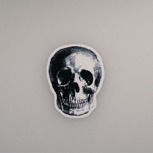 Skull Sticker, Goth Sticker, Halloween Sticker, Skeleton Sticker