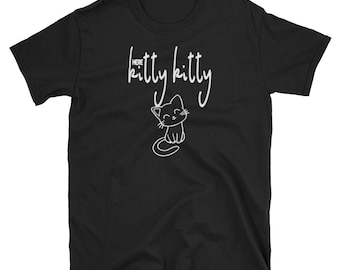 Kattälskare T-shirt, rolig kattunge grafisk t-shirt