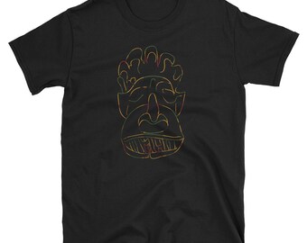 Afrikanische Maske T-Shirt, Kamerun Kom Design