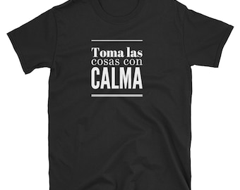 Hiszpańska koszulka motywacyjna Toma Las Cosas Con Calma