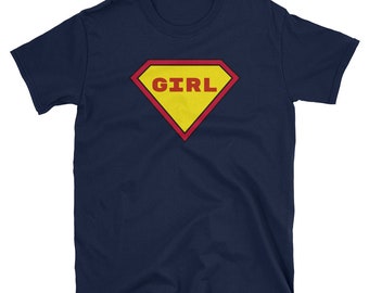 Superhero Comic Shirt  Personalized For Girls, T Shirt, Adult Clothing, Shirt Designs, Gift Ideas - Family Matching Shirt Outfit