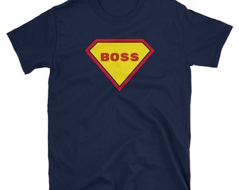 Superhero Comic Shirt  Personalized For Boss Gift, T Shirt, Adult Clothing, Shirt Designs, Gift Ideas - Family Matching Shirt Outfit