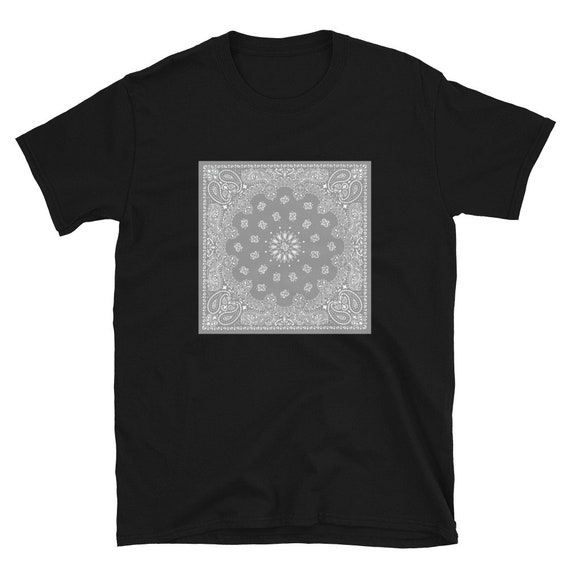 Bandanna Grey, T Shirt, Adult Clothing, Shirt Designs, Gift Ideas