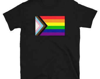 LGBT Social Justice Pride Rainbow Flag Unisex T-Shirt - Progressive