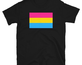 Polysexuality Pride Flag T-Shirt, LGBTQ Unisex Adult Clothing
