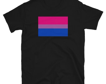 Bisexual Pride Flag T-Shirt, LGBTQ Pride Clothing