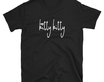 Kattälskare T-shirt, rolig kattunge grafisk t-shirt