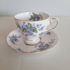 Royal Tuscan Bone China coffee cup and saucer set made in England