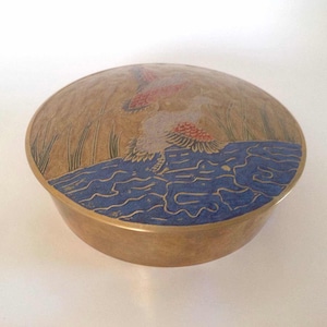 Vintage Copper Art collection Container