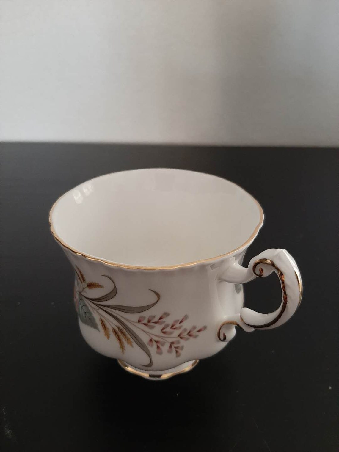 Royal Standard Fine Bone China Coffee Cup With Gold Brim Made in