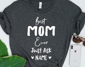 Personalized Mom of 8 Shirt Mom X 8 Mama of 8 Shirt - Etsy