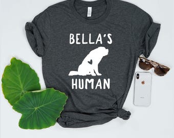 Personalized St. Bernard Shirt - Funny Saint Bernard Shirt - Custom Unisex Shirt - Cute St Bernard Gift -