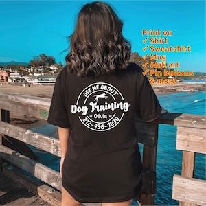Camiseta personalizada para adestrador de cães - Camiseta para adestramento de cães, presente [camisa unissex]