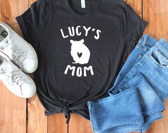 Personalized Hamster Mama Shirt - Custom Hamster Mom Shirt - Gift [Unisex Shirt]