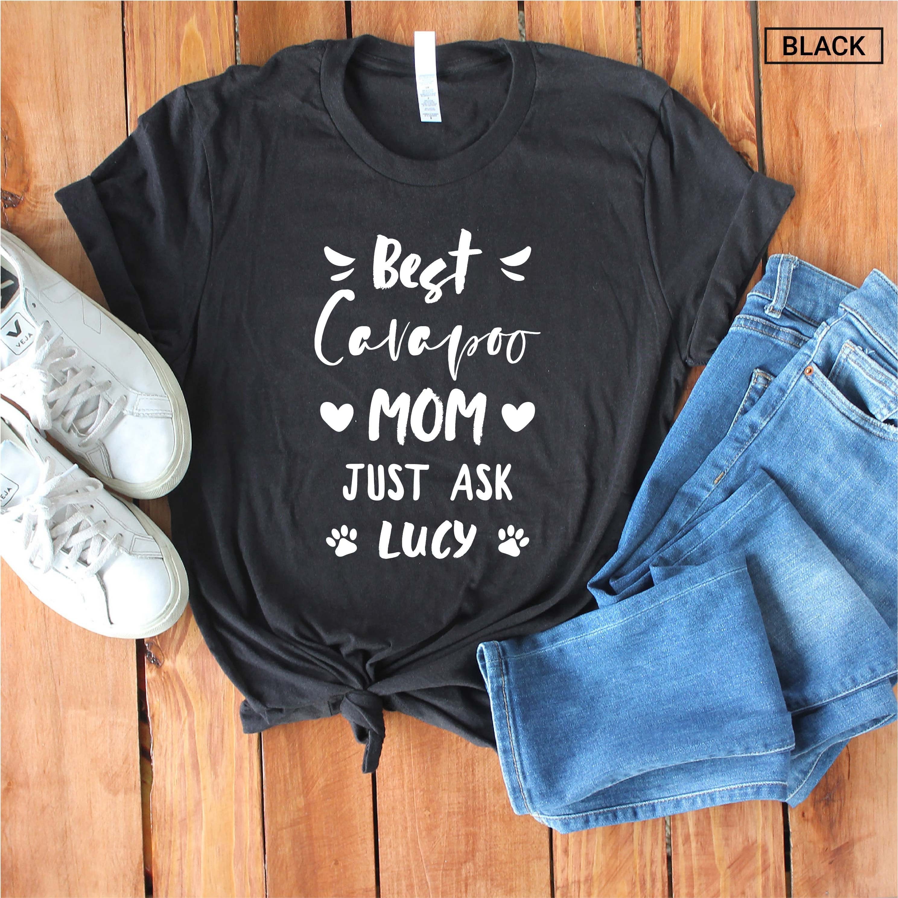 Personalized Cavapoo Shirt - Cute Cavoodle Shirt - Cavapoo Mom - Custom Unisex Shirt  - Gift -