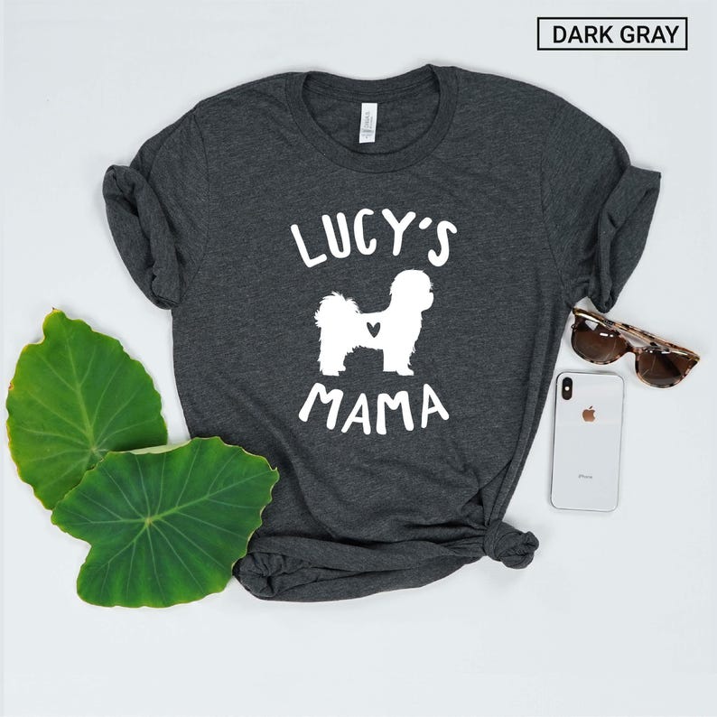 Personalized Shih Tzu Mama Shirt - Shih Tzu Mom Shirt - Custom Unisex Shirt - Gift image 1