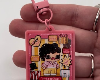 Wilford Warfstache “Cuddle me Warfstache” Acrylic keychain! // markiplier, fan art, YouTuber