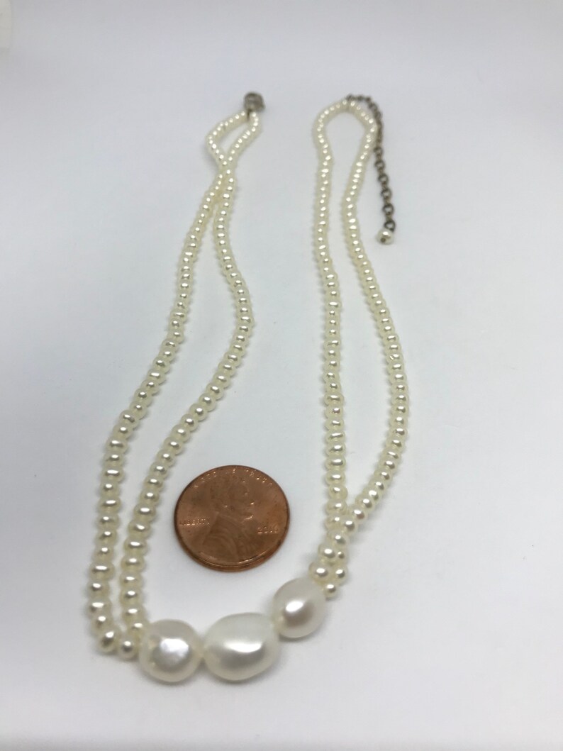 Bride Jewelry Freshwater Pearl Choker or Traditional Necklace