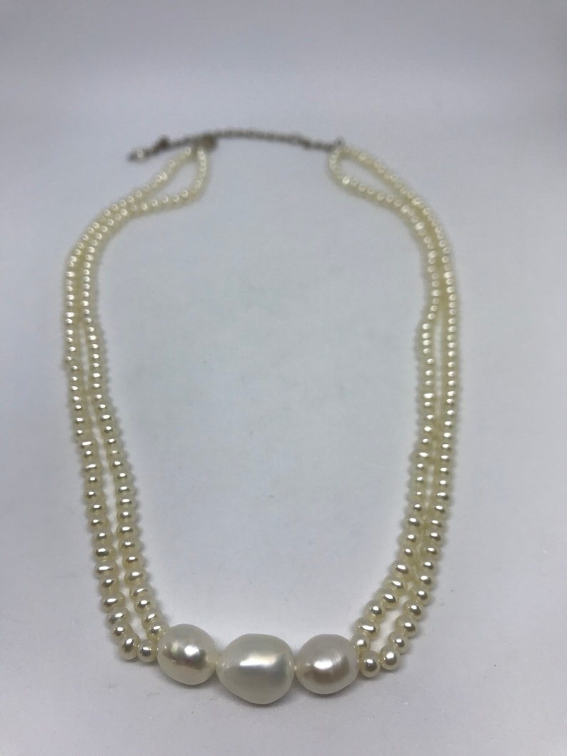 Bride Jewelry Freshwater Pearl Choker or Traditional Necklace