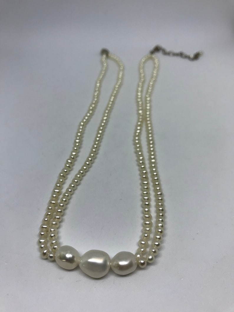 Bride Jewelry Freshwater Pearl Choker or Traditional Necklace