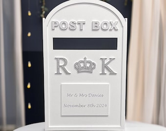 PERSONALISED Wedding postbox mdf wedding card post box