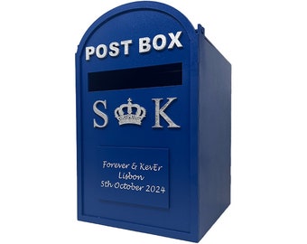 LARGE PERSONALISED Wedding postbox mdf wedding card post box