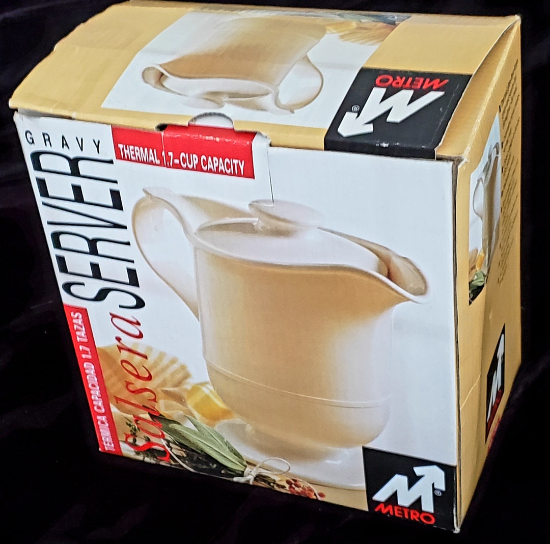 Vintage Insulated Pitcher Gravy Boat Carafe Sauce NEW in Box Etsy