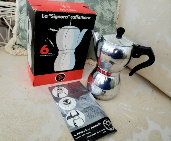 Bialetti Italian Caffettiera Moka Coffee Pot 9 Cups 