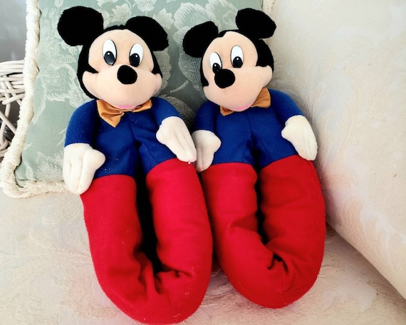 Mickey Mouse Slippers ADULT Vintage Mickey Mouse … - image 1