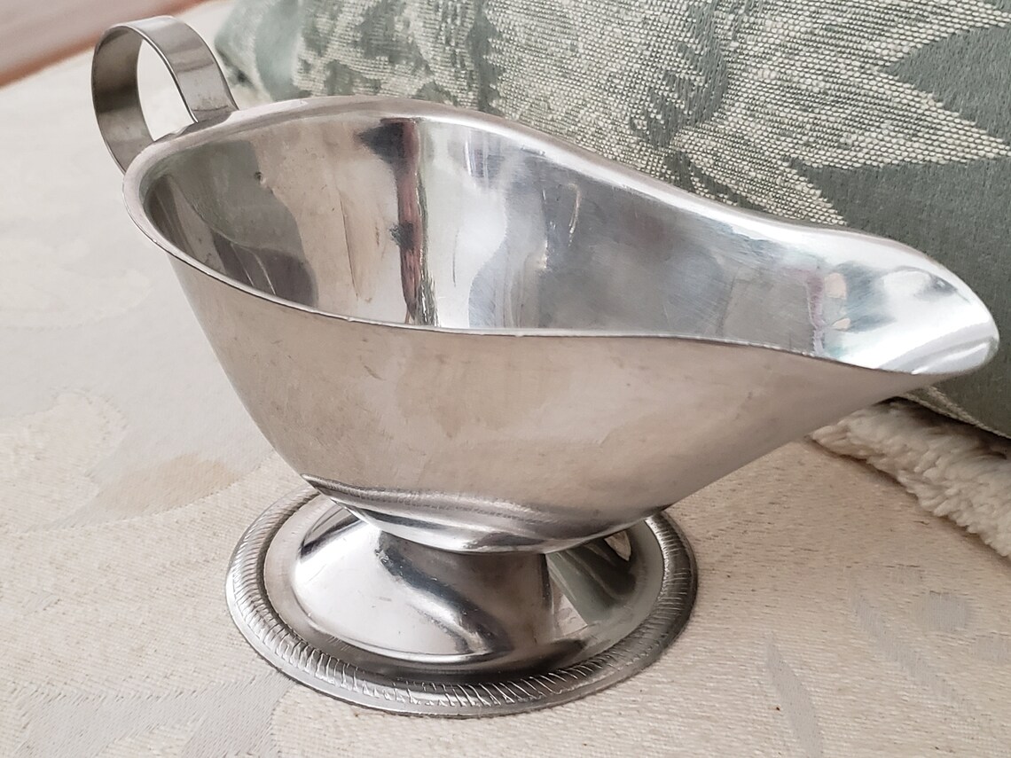 Stainless Steel Gravy Boats Vintage Set of 3/Korea/Classic Etsy