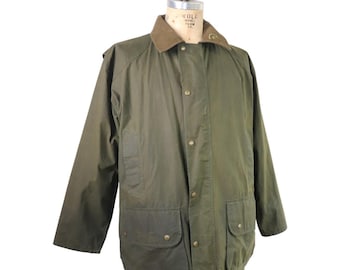 Vintage Lewis Creek Ducks Unlimited Collection Waxed Cotton Field Jacket