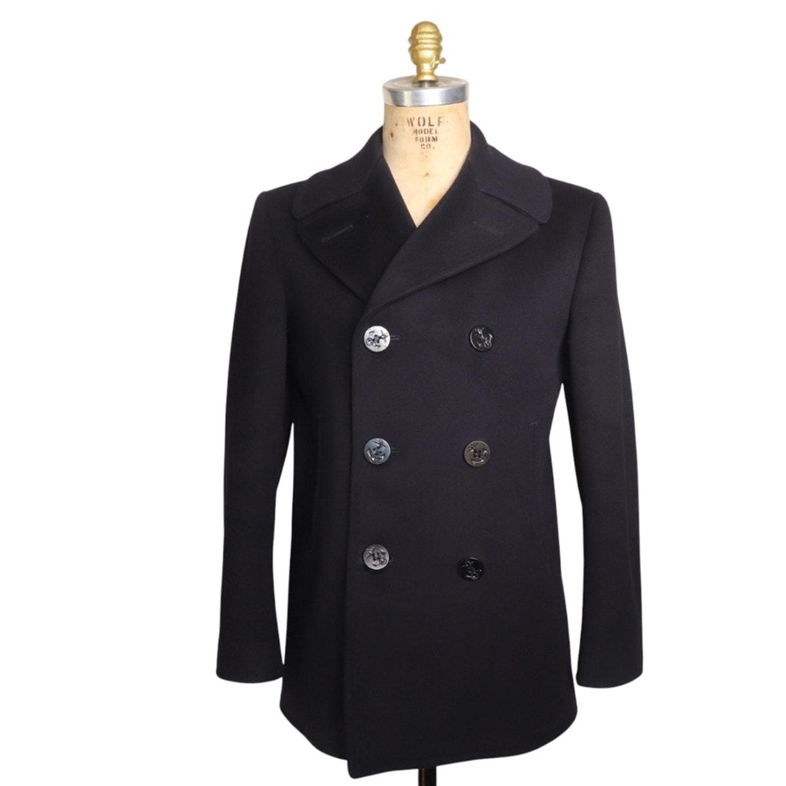 Us Navy Kersey Wool Peacoat - Etsy
