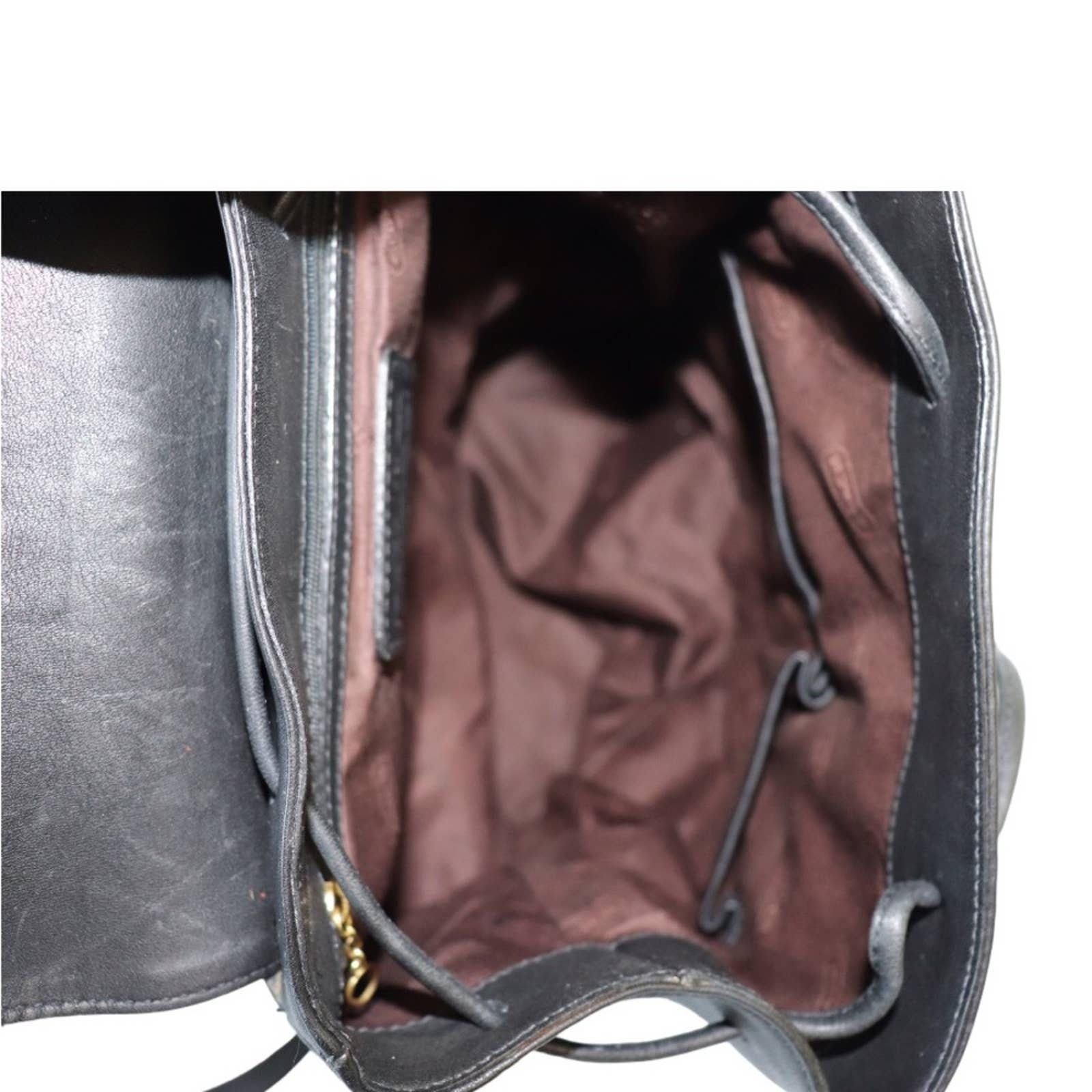 Coach Vintage Hampton Legacy Smooth Black Leather Backpack Coach Vintage Hampton Legacy Smooth Black Leather Backpack