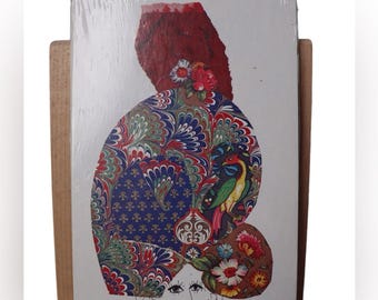 Set 3 Vintage 1960’s  Montag Design by Kohn Psychedelic Paisley Hat Woman