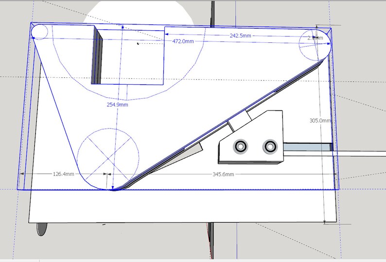 Circular Saw Bench Saw Plans and Measures Etsy