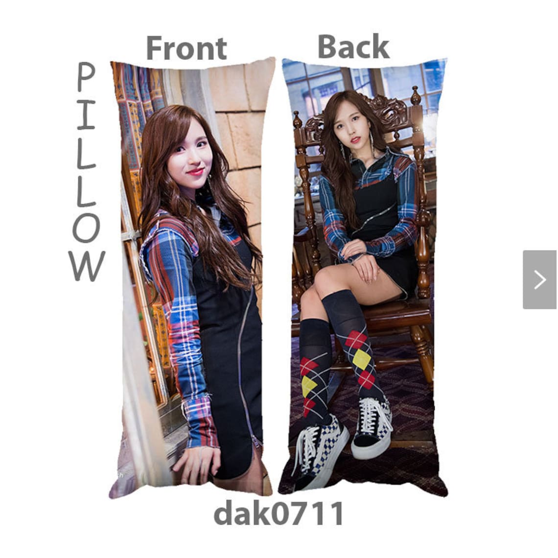 LOONA kpop Body Pillow Yves / Gowon // Dakimakura//V Etsy